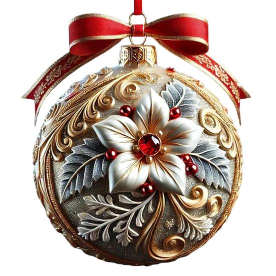 3D Сказочная планета Рождественский орнамент Снежные шары Рождественская елка Снежинка Олень