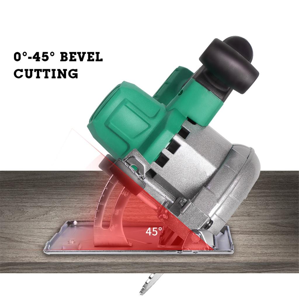 5000RPM Cordless Electric Circular Wood Cutter Curved Adjustable Cutting Sawing Machine
