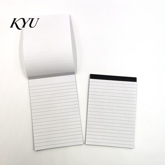 Office Meeting Notebook Portable Note Pad with Horizontal Lines, Tearable Stationery Writing Pad, A6 Pocket Notepad for Daily Notes Lists And