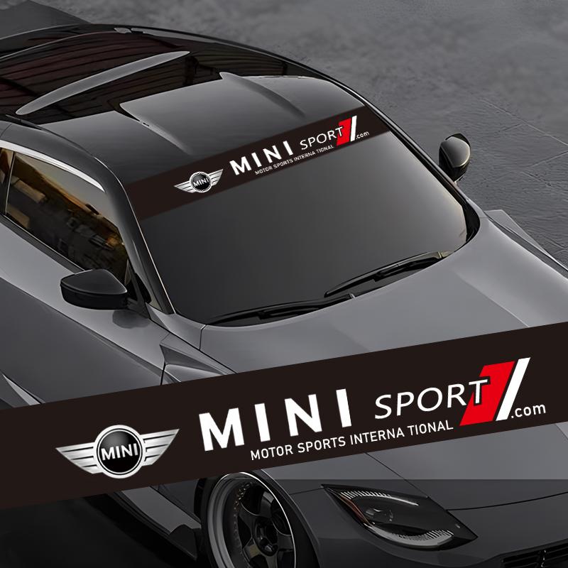 Car Sports Style Stickers Front Windshield Decorative Decals For MINI Cooper R56 F56 R50 JCW Cabrio Aceman Countryman Clubman btrme66