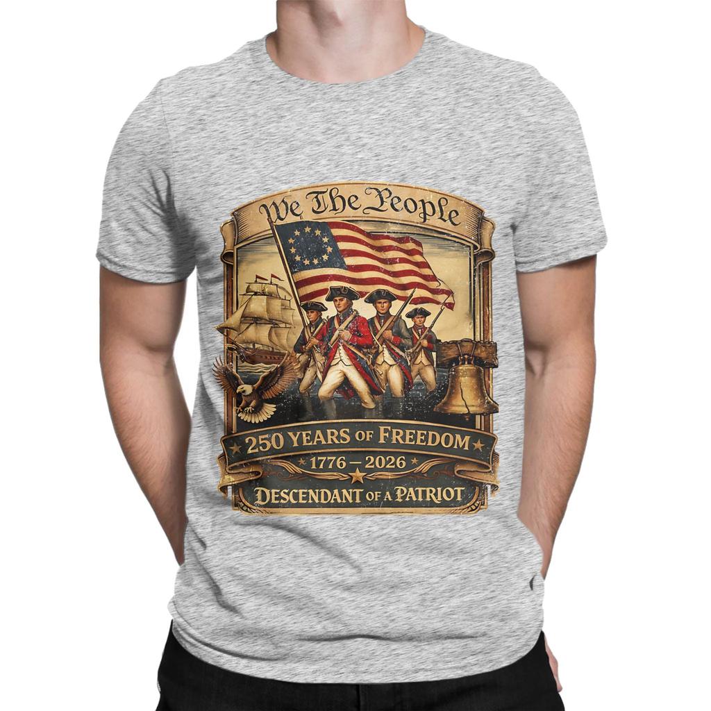 Descendant of Patriot 250th Anniversary USA Heritage Funny Graphic 100 Cotton TShirt freedom 250 Tops Tees For Unisex