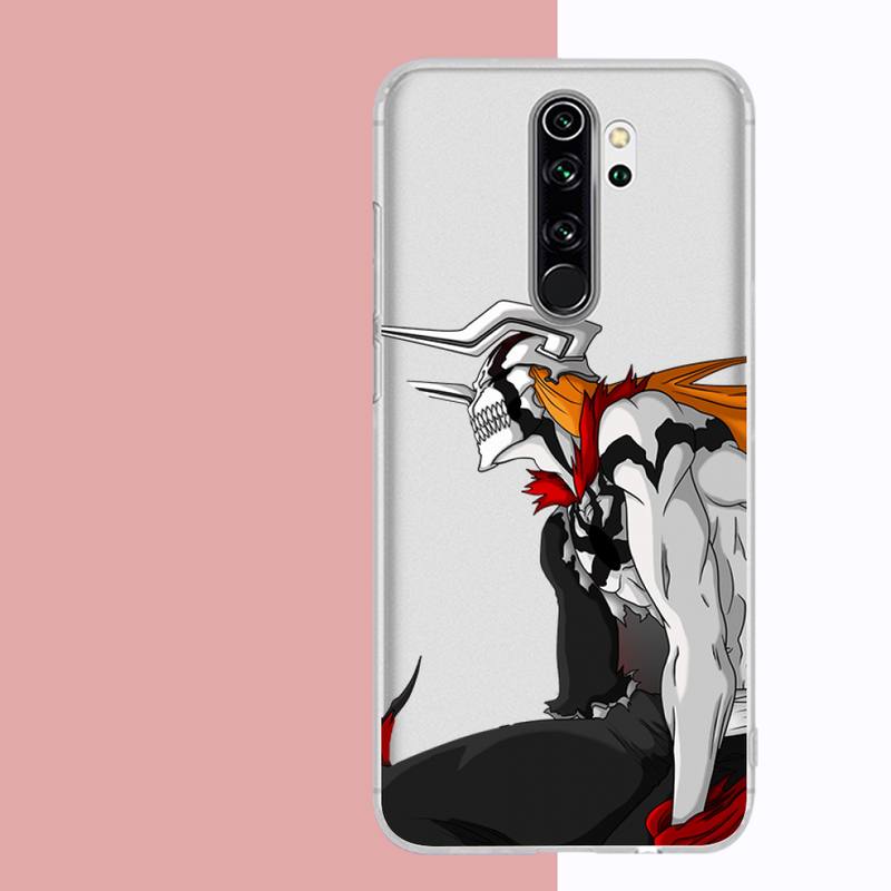 Чехол для телефона «Аниме Блич Куросаки Ичиго» для Samsung A51 A52 A71 A12 для Redmi 7 9 9A для Huawei Honor8X 10i Прозрачный чехол