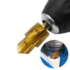 1pc Water Pipe Expansion Drill Puncher 6.35mm Hex Shank Drill Bit Water Pipe Hole Expanding Plumber Hole Opener Repair Tool
