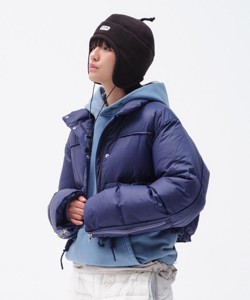 Outdoor Products W Пуховик с высокой горловиной (фиолетовый)