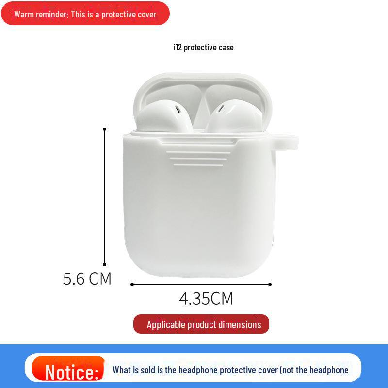 Защитный силиконовый чехол для гарнитуры Bluetooth Apple pro4 с мягкой оболочкой - чехол для наушников с защитой от падения