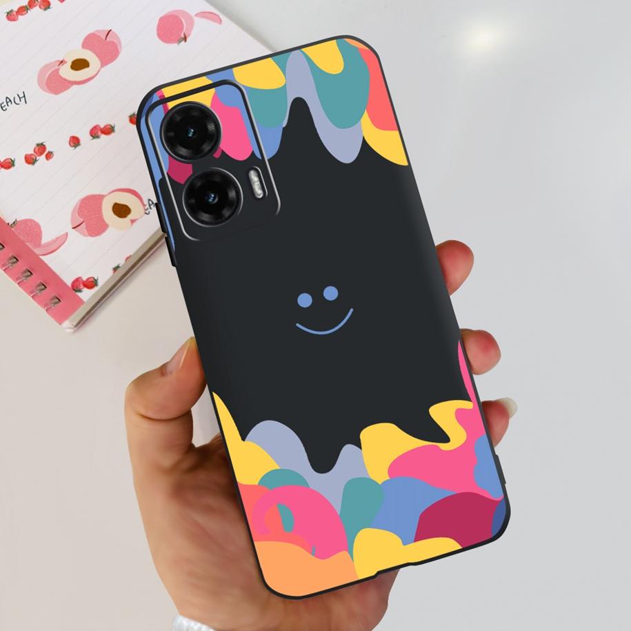 For Motorola Moto G35 5G Case Popular Flower Butterfly Soft Silicone TPU Matte Cover For Moto G35 2024 G 35 MotoG35 Phone Shells