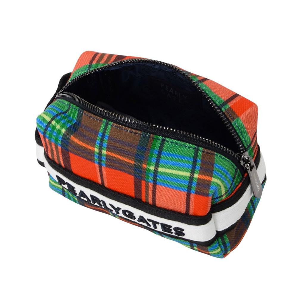 PEARLY GATES Madras Check Multi-case Orange FR Golf