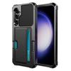 For Samsung Galaxy S25 FE Case Card Slot Leather + TPU Defender Phone Cover