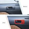 Red Interior Door Handle Cover Trim Decor For Ford Mustang 2004-2014 Accessories