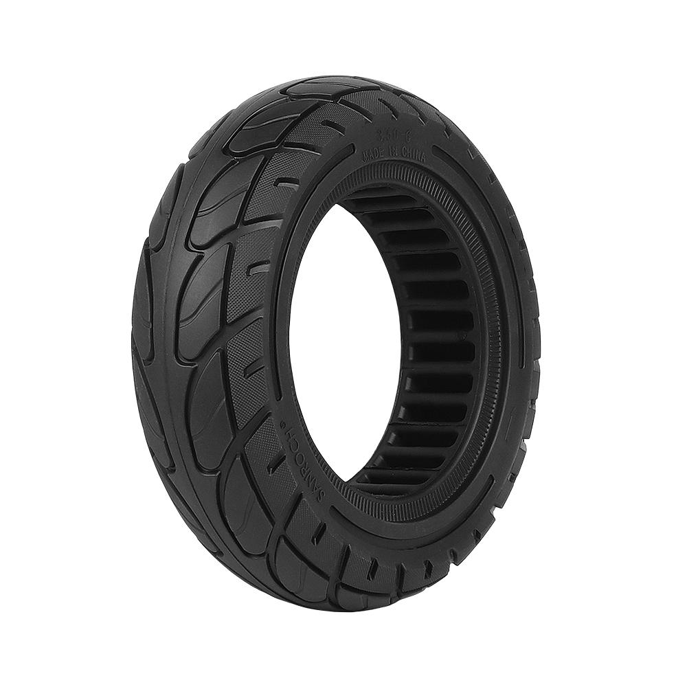 3.50-6 Solid Tire for Electric Scooter Porous Shock Absorbing Explosion-proof Rubber Tyre Replacement Spare Parts