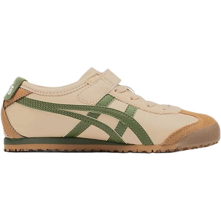 ONITSUKA TIGER Mexico 66 Искусственная кожа Удобные Универсальные Легкие Амортизирующие Прочные Низкие Повседневные Кроссовки Детские кроссовки 1184A049-250