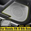 Car Accessories For Honda CR-V CRV 6th Gen 2023 2024 2025 Hybrid Door Audio Speaker Cover Loudspeaker Tweeter Trim Stickers