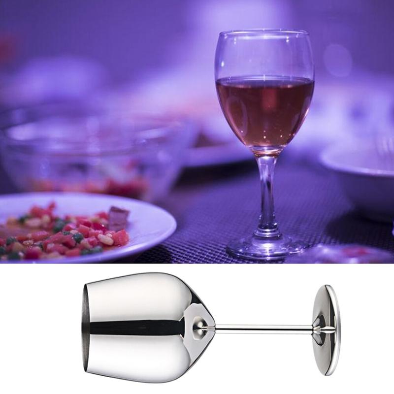 500ml Stainless Steel Red Wine Glass Fashionable Novels Wine Cocktail Glasses Bright Bright Copper Bar Placement Convenient | Beer Cups