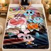 Flannel BlanketAmazing World of Gumball Warm Soft Throw Blanket for Indoor Sofa Bed Living Room Use