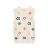 GUCCI Vests Men's White Crew Neck Moderate Other 626640-XKBGE-9750