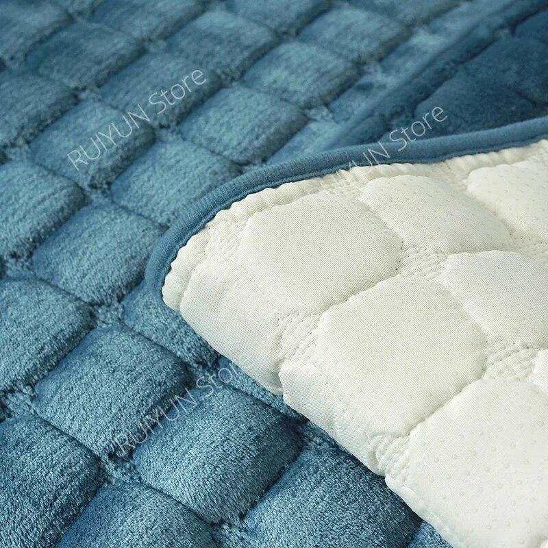 Solid Plaid Sofa Cover for Living Room Anti-dirty Dog Pet Sofa Mat Towel Thicken Couch Cover Furniture Protector Sofa Slipcover
