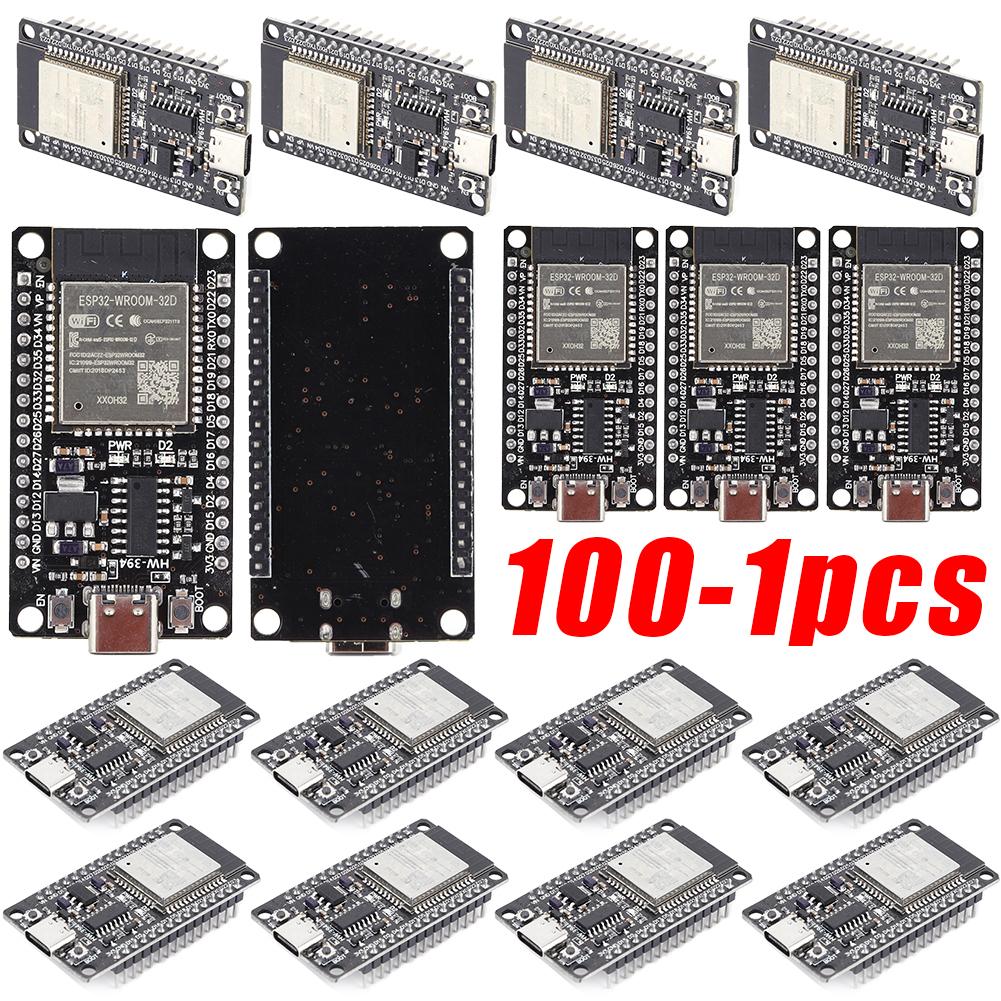 100-1pcs ESP32 WR-32 Development Board ESP32 TYPE-C CH340C WiFi+Bluetooth-compatible Module for IOT Development Board 32MBIT