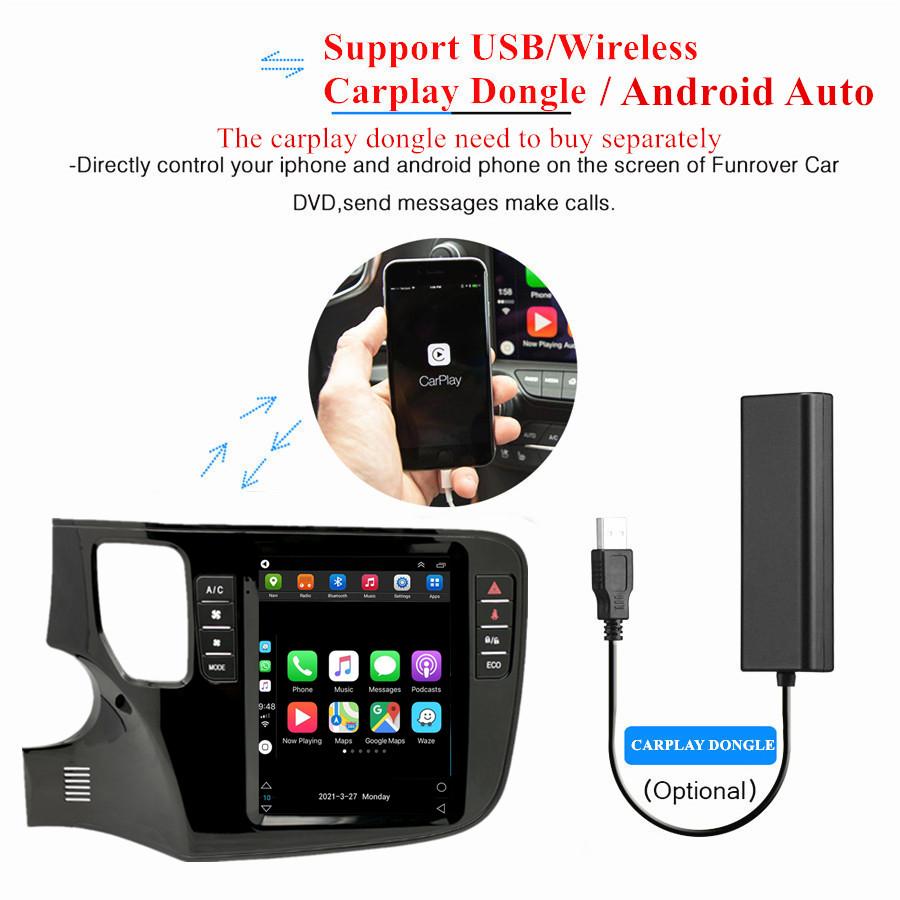 9.7'' 2+32GB Stereo Radio GPS WiFi FM DAB For 2013-2020 Mitsubishi Outlander LHD