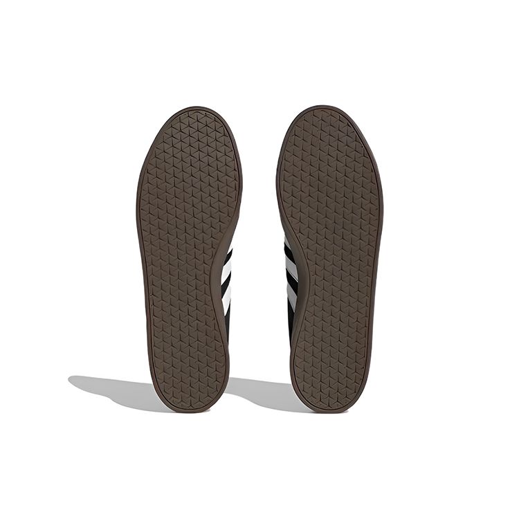 adidas VL Court 2.0 Лайфстайл Синтетическая кожа Амортизация Низкий верх Кеды для скейтбординга Унисекс Кроссовки Черный Белый HQ1801