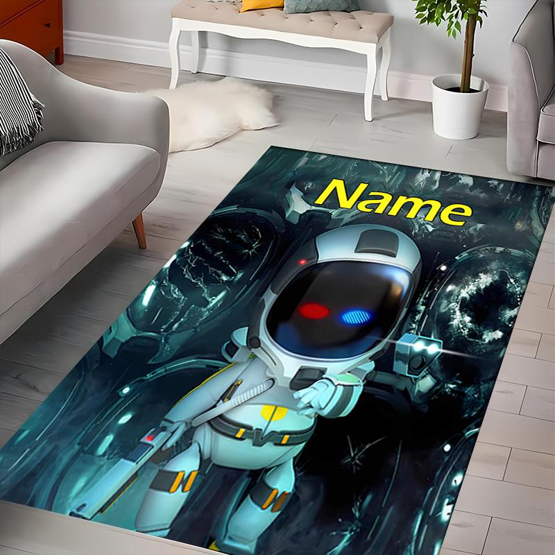 Custom personalization Astro Bot Area Rug - Perfect For Kitchen, Bathroom,Laundry Room Decor Large Size Available,Gift All Seasons