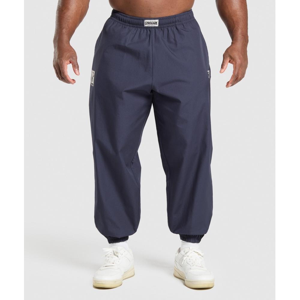 Gymshark Ripstop Pumper Pants Heavy Blue A6a3r Uctn