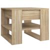Coffee Table Sonoma Oak 55.5 x 55 x 45 cm Particleboard