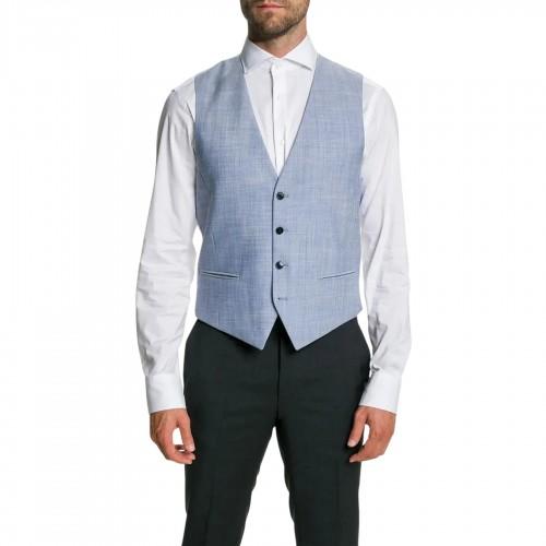 Hugo Mens Vin212 Checked Tailored Waistcoat