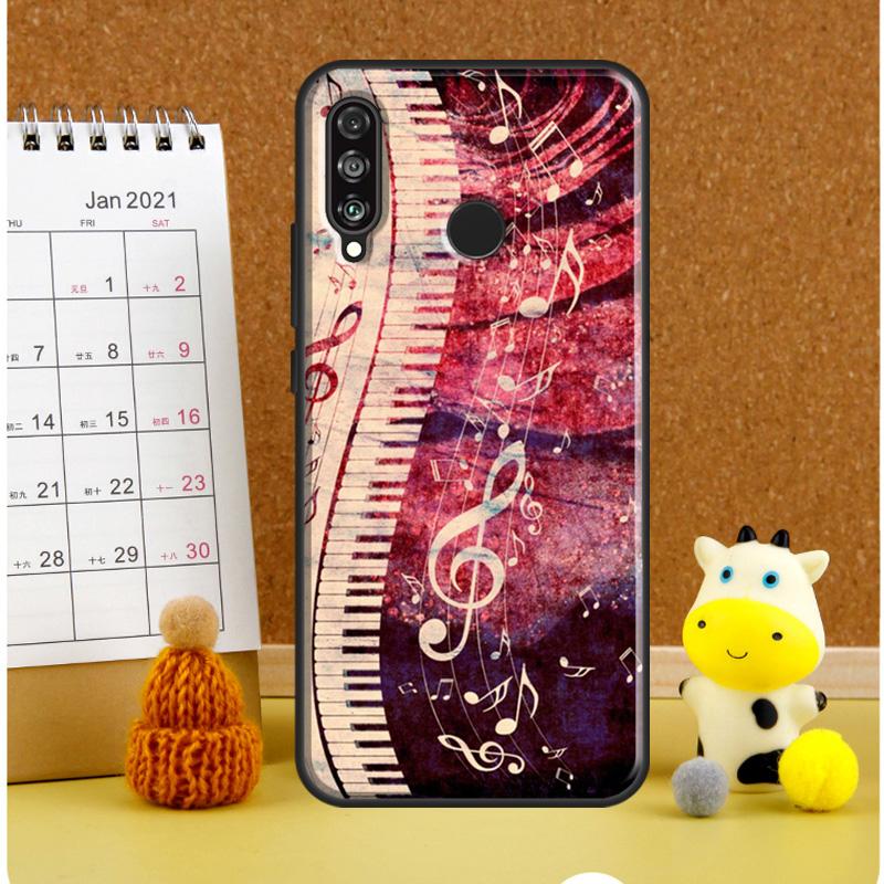 Музыкальные клавиши пианино для Huawei Nova 9 10 SE 3i 7i 8i 11i 12i Y60 Y61 Y70 Y72 Y73 Y90 Y91 P20 P30 P40 Lite Чехол