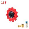 MUQZI 11/12/13/14/15/16/17T Rear Derailleur Jockey Wheel Ceramic Bearing Pulley Guide Wheel For 7/8/9/10/11 Speed