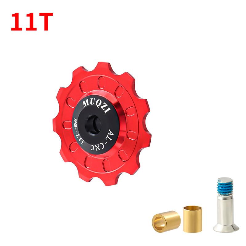 MUQZI 11/12/13/14/15/16/17T Rear Derailleur Jockey Wheel Ceramic Bearing Pulley Guide Wheel For 7/8/9/10/11 Speed