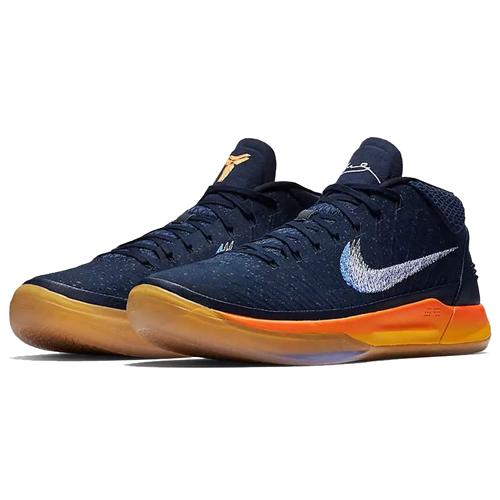 Nike Kobe A.D. Mid EP 'Rise' (Unisex) Obsidian / White-Mega Blue Basketball Shoes 922484 401