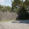 Gabion with Lid 400 x 100 x 150 cm Galvanized Iron