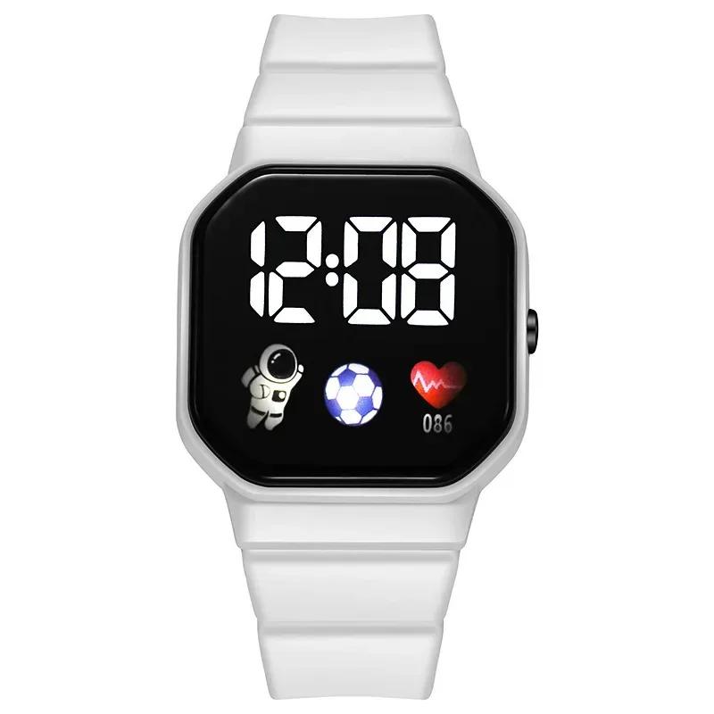 Cartoon Kids LED Watches Silicone Strap Digital Kids Watch Electronic Wristwatch Sports Clock for Boys and Girls Gifts