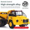Non-Toxic 1/18 Rc Truck Dumper Huina 1553 Excavator Crawler 9Ch 2.4G Radio Controlled Car Electric Vehicle Tractor Model Toys For Children Gift