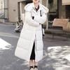 Cotton-padded Jacket Women's Over-the-knee Coat Winter Loose Down Coat