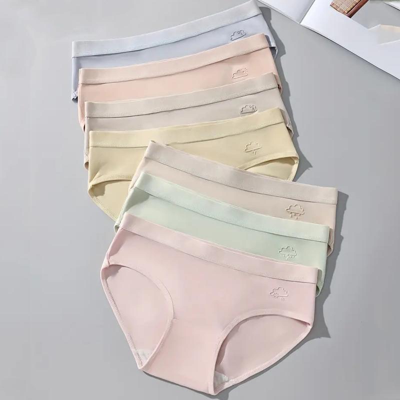 7Pcs Women's Panties Cotton Underwear Week Pants Girls Briefs Solid Panty Breathable Underpants Sexy Low Waist Female Lingerie