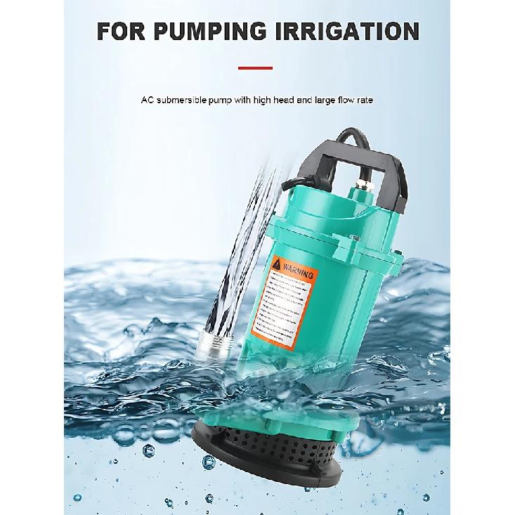 Heavy Duty AC220V 50Hz 50L/min Stainless Steel Submersible Pump Self-starting Sewage Cutting Pump Farm Manure Mud Drainage