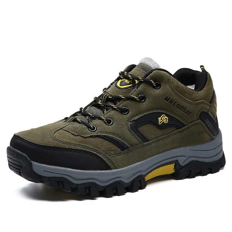 Winter Velvet Outdoor Sports Shoes Hiking Shoes Men's New Non-slip and Wear-resistant Hiking Men's Shoes