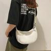 Soft Sister Bag Women'S Tide Simple Solid Color Shoulder Messenger Bag Japanese Harajuku Dumpling Bag