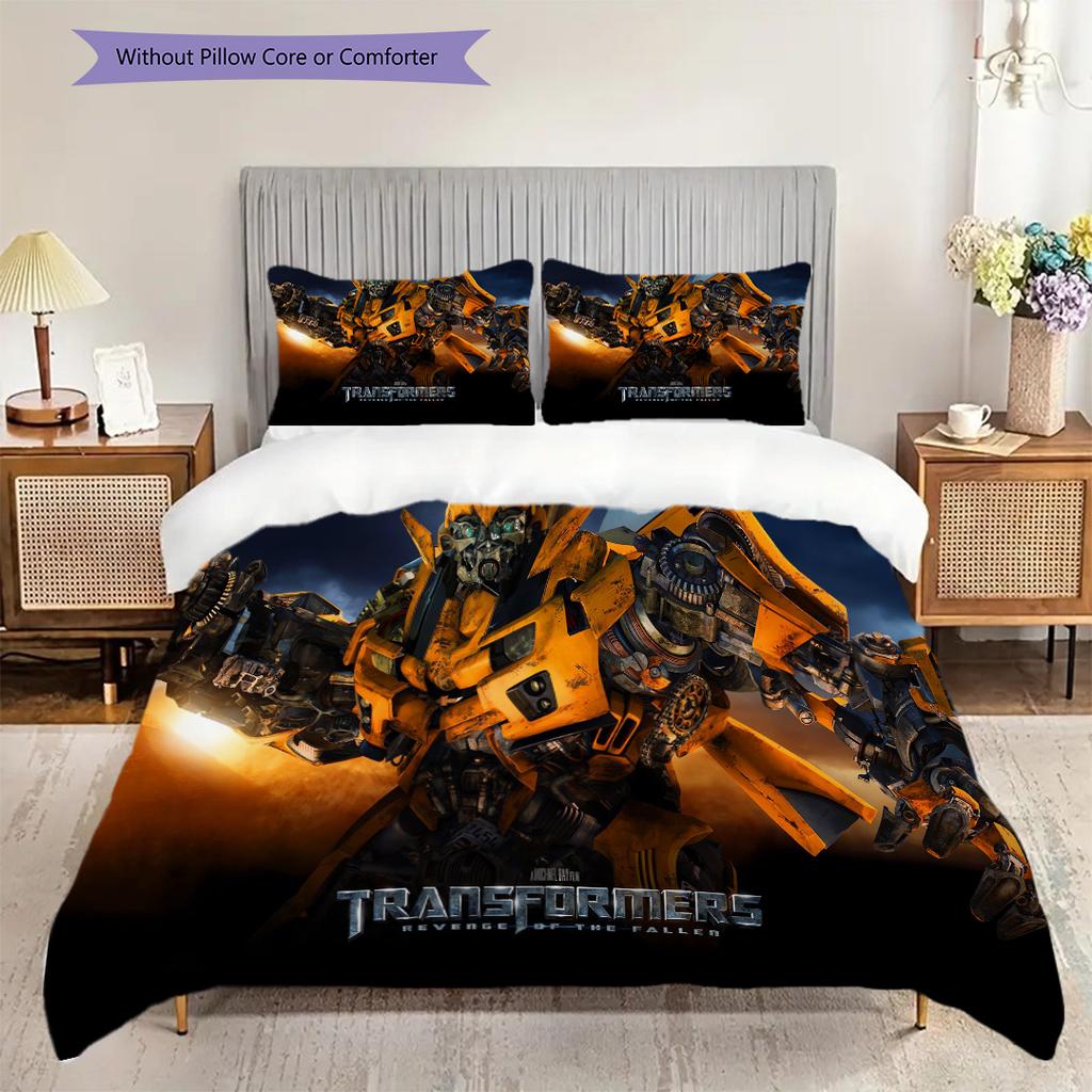 Transformers Matrix Leadership Bedding (1 * duvet cover + 2 * pillowcase, without core) 2D Flat Bedding set Duvet cover and pillowcase