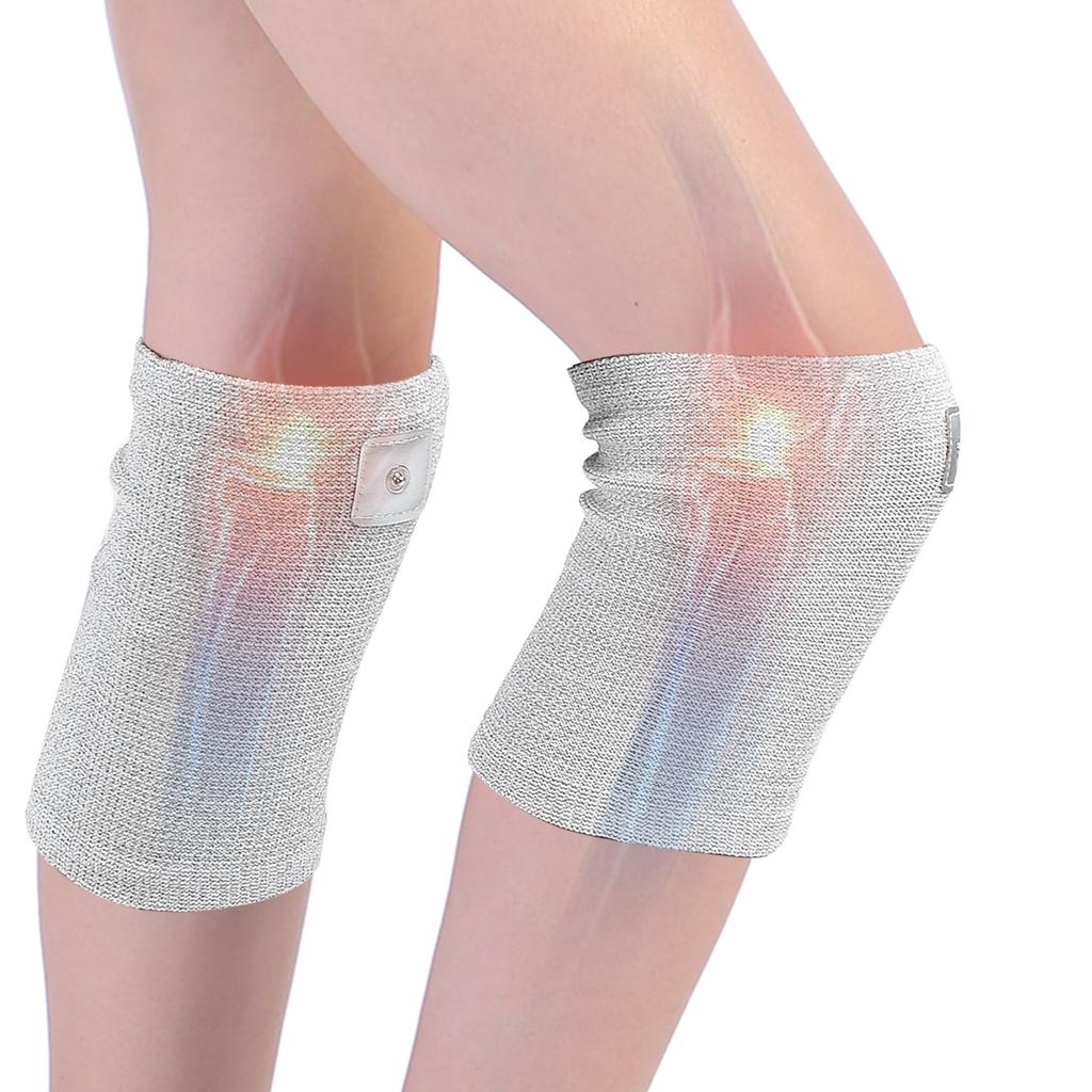 Электрод наколенник, проводящая наколенница из серебряного волокна, массажный импульсный электротерапевтический наколенник