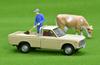 TOMYTEC Tomica Limited Vintage Масштаб Datsun 1300 Светлый с Завершенным 1/64 Грузовиком LV-195d, Коричневый, Фигурка,