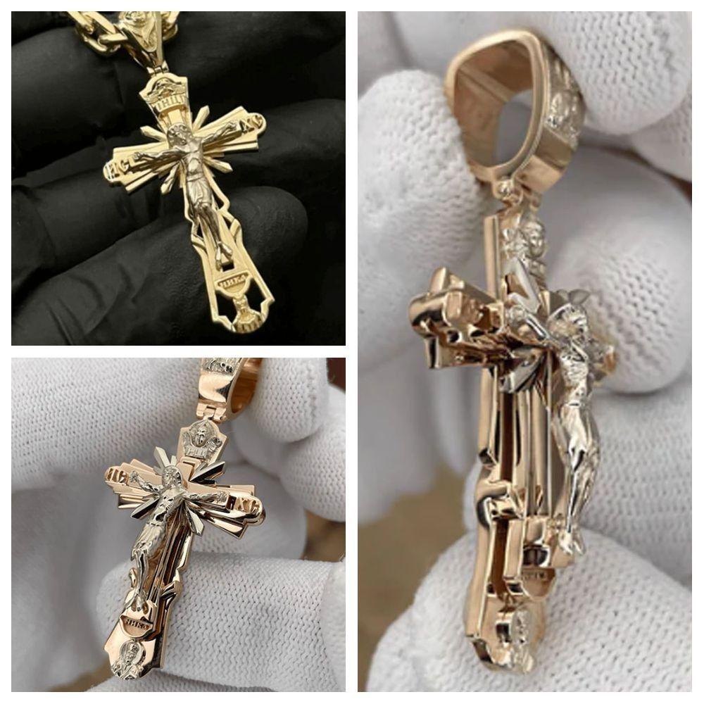 Ювелирные аксессуары Подвеска Ожерелье Персонализированное Цепочное Ожерелье Креативный подарок Ожерелье с крестом