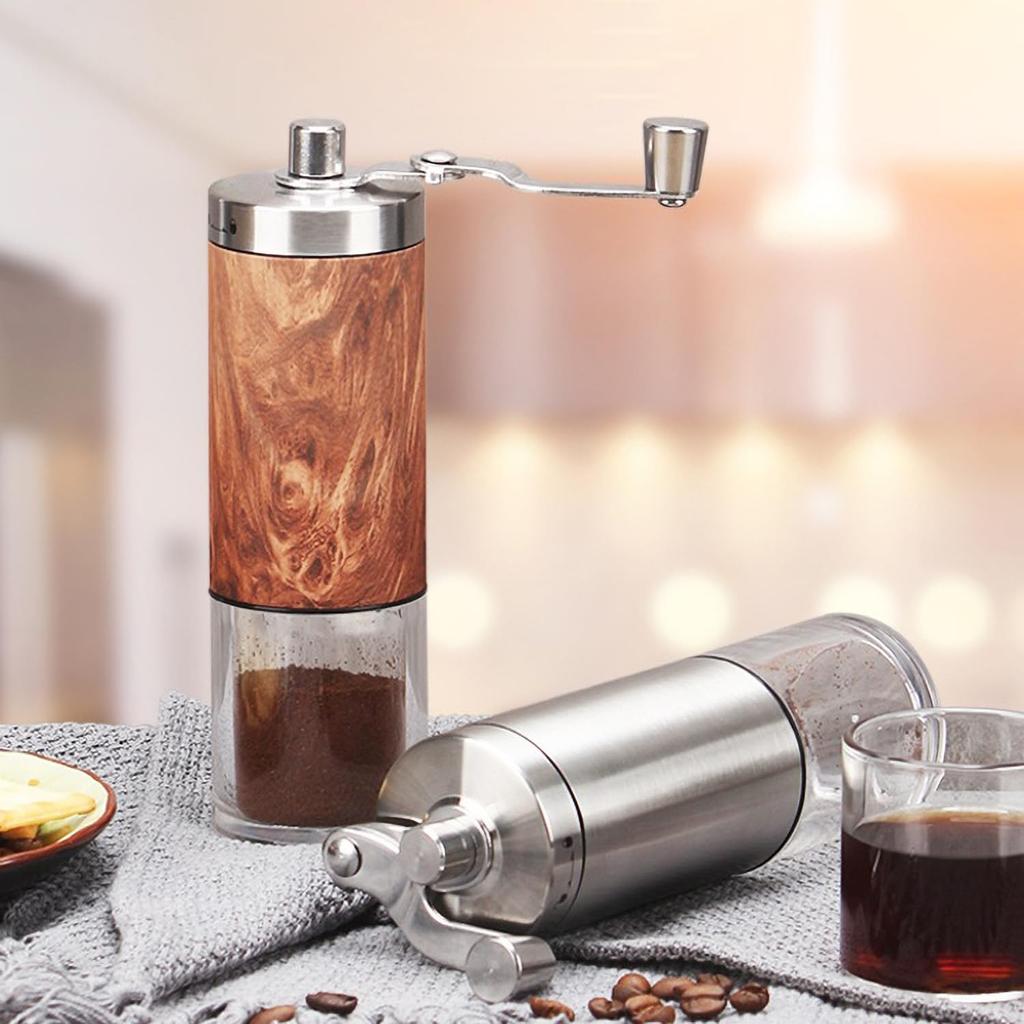 ESTVLB Кофейная деревянная ручная кофеварка Портативная ручная кофеварка Складная керамическая регулируемая легкоочищаемая мельница, зерно, помол, мельница, ручная,