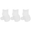3pcs Food-Grade Silicone Bear Resin Mould Cute Bear Bear Candy Mould  Candle Making