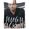 Плед-покрывало Threean Show Hugh The Man The Music The World Tour из искусственного меха, мягкий и теплый, для кровати