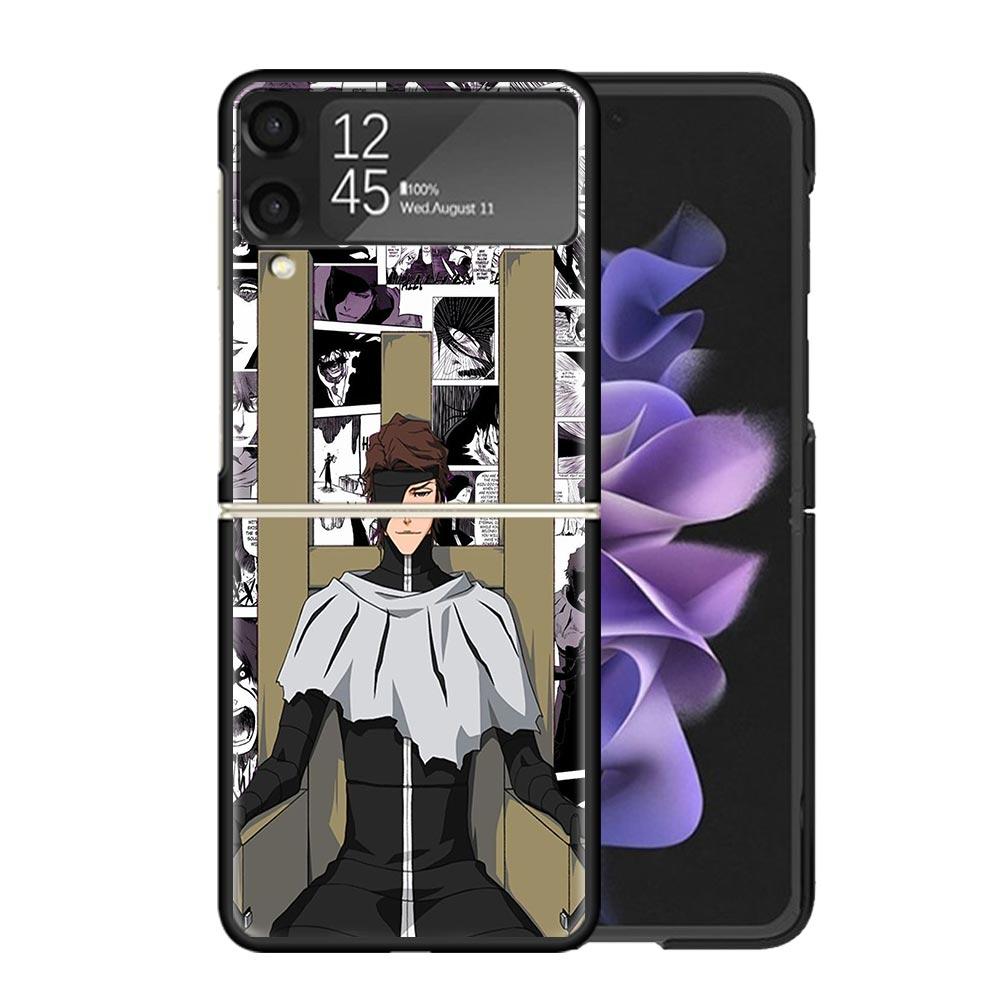 Айзен Соуске Блич Чехлы Для Samsung Galaxy Z Flip 4 5 6 7 3 Z Flip7 Flip6 Flip4 Flip5 Flip3 5G Жесткие Ударопрочные Fundas Чехол G