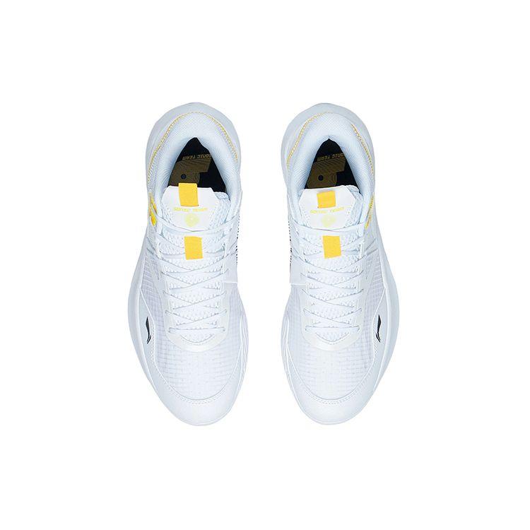 Li Ning Sonic Team Low Basketball Shoes Men Sneakers White ABPS023-4