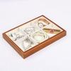 Multi-Grids Earrings Display Tray Exquisite Jewelry Box Wooden Holder Ring Earring Holder  Store