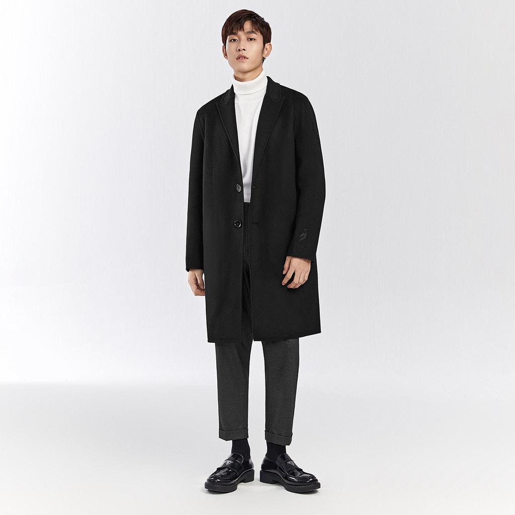 PEACEBIRD MEN Coats Unisex Suit Collar Moderate BWAAC1501